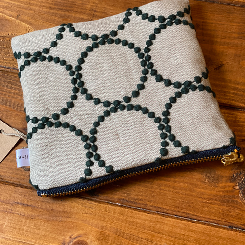 かりめろさん専用 ミナペルホネン ハンドメイド オークスツール タンバリン 生地 handmade ミナペルホネン タンバリン生地 使用 ポーチ linenmade 通販