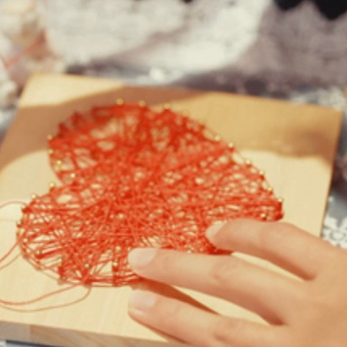 来月より価格改訂】結婚証明書 ストリングアート ハート その他