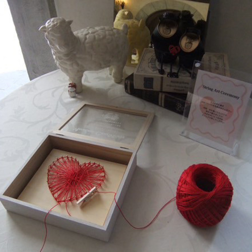 来月より価格改訂】結婚証明書 ストリングアート ハート その他