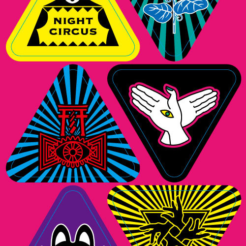 耐水性】NIGHT CIRCUS マルチステッカー シール・ステッカー NIGHT