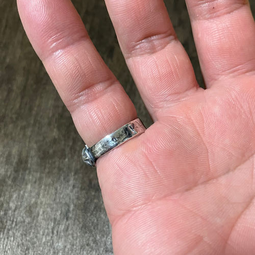 Sterling 925 ヴィンテージスプーン リメイク シルバー リング