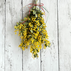 専用＊ミモザ＆スカビオサ　フェイクスワッグ 楽天市場】スワッグ ミモザの通販