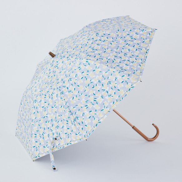 【晴雨兼用】coccaの日傘雨傘 elder flower  刺繍(折りたたみ)《TPS-1252-1》 10枚目の画像