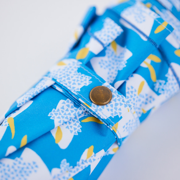 【晴雨兼用】coccaの日傘雨傘 elder flower  刺繍(折りたたみ)《TPS-1252-1》 17枚目の画像