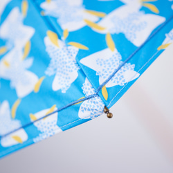 【晴雨兼用】coccaの日傘雨傘 elder flower  刺繍(折りたたみ)《TPS-1252-1》 16枚目の画像