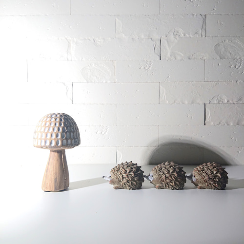 □数量限定□どこに置いても可愛い”キノコのオブジェ・セメント