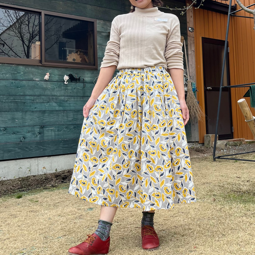TREFLE+1ブーケスカート　美品 スカラップスカパン | Bottoms,スカート | | TREFLE＋1