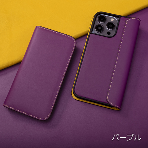 ☆ Englaph iPhone ケース XR 手帳型 お パープル 1037 アイフォンXR iPhoneXR ケース 手帳型 スマホケース スマホカバー 手帳
