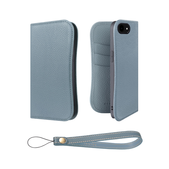 iPhone16e / 17e 本革ダイアリーケース（手帳型） ストラップ