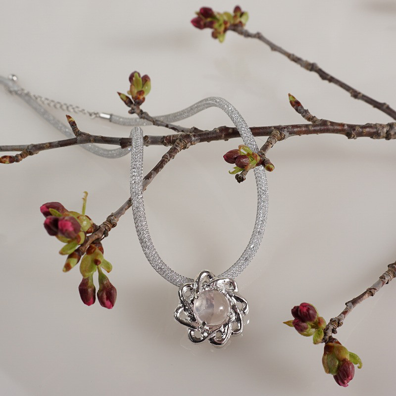 silver 珊瑚 ペンダントトップ