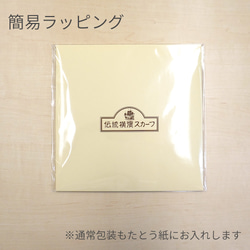 ＜シルクスカーフ＞【the PORT by marca】EMBROIDERY(FMQ-162) シルクツイル BLUE 6枚目の画像
