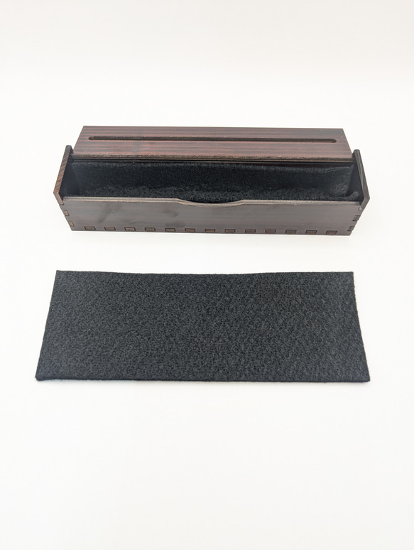 【横置き香炉SYLANIS（シラニス）専用】防火マット 16.5cm×6cm 2枚目の画像