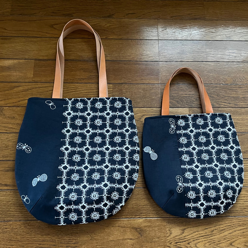 ミナペルホネン choucho×アネモネ しずくバック 大 トートバッグ 