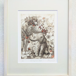 ぞう（象） 版画 のおすすめ人気通販｜Creema(クリーマ) ハンドメイド