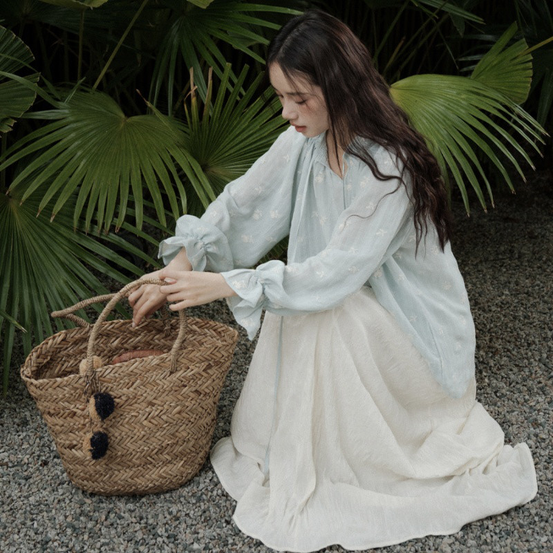 長スカート  無地   ハーフスカート   レジャーなリゾートスタイル