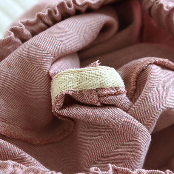 レディースパジャマパンツピンク色100%綿肌に優しい ズボン春夏秋寝巻き　薄手 5枚目の画像