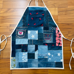 【 モダンなエプロン 】handmade●M~L●カラフルどっと モダンなエプロン 】handmade○M~L○カラフルどっと モダンなエプロン