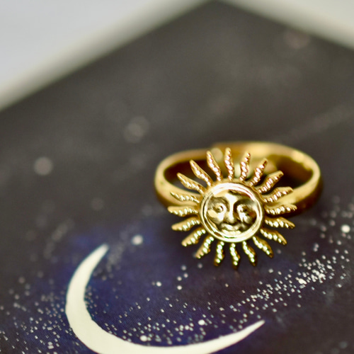 14K ゴールド リング 彫刻模様 結婚指輪 セミオーダー | 唐草を彫刻したゴールドのマリッジリング