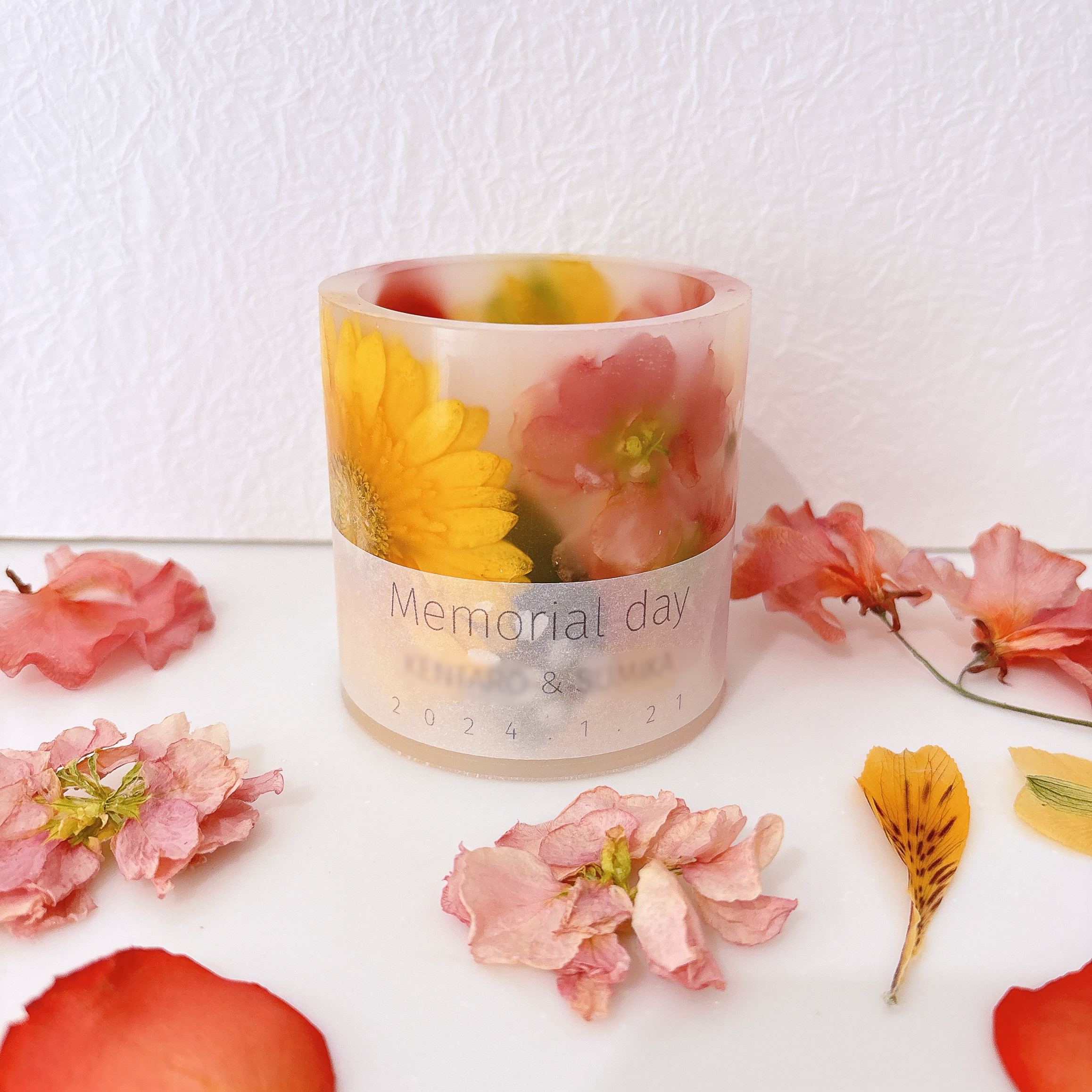 【No.237】ランタン型キャンドル　アフターブーケキャンドル