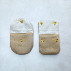 華やかインド刺繍リボンのコンパクトミラー　スクエア　丸　No.2 13枚目の画像