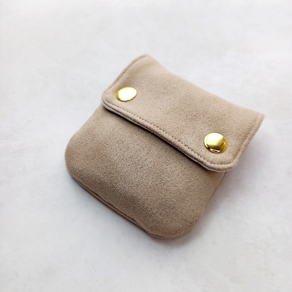 華やかインド刺繍リボンのコンパクトミラー　花柄　スクエア　No.2 10枚目の画像