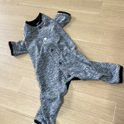 ハンドメイド犬服 ロンパースオーダー頁 術後服 2wayストレッチニット