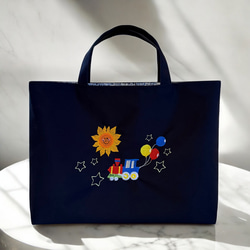 レッスンバッグ♡リバティ♡名入れ刺繍 名入れ×動物刺繍が可愛い／レッスンバッグ|リバティ|名入れ|刺繍