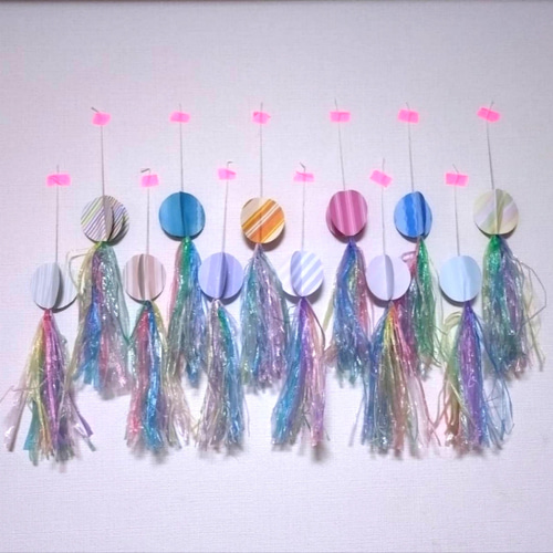 ☆お得セット◯丸◯・吹き流し・七夕飾り・7月・壁面飾り☆保育・介護  