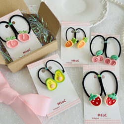 ♡マーガレット　ベビーキッズヘアクリップ　ヘアゴム　ヘアピン  ハンドメイド BABY＆お花のヘアクリップ 】ベビー キッズ ヘアピン かわいい