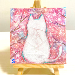 絵画　原画　キャンバスにアクリル絵具仮縁付き 絵画 原画 キャンバスにアクリル絵具仮縁付き