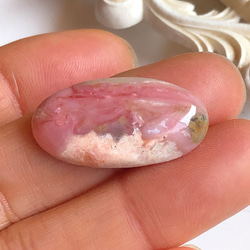 2584  ピンクオパール　天然石 2枚目の画像