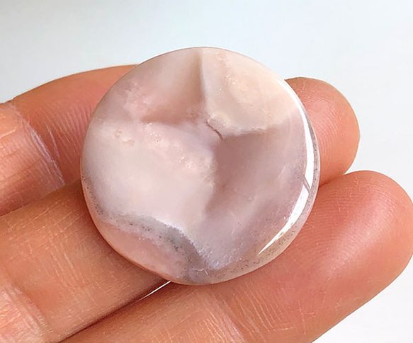 2552  ピンクオパール　天然石 2枚目の画像