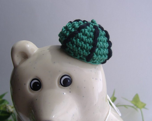 スイカ帽子しろくま貯金箱 夏 ムーミンライト☆ペットにも その他