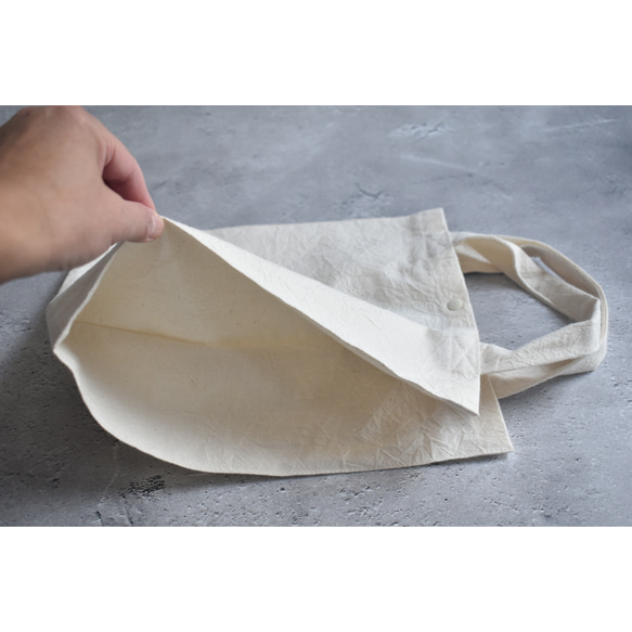 横広エコバッグ・コットン/コンビニ/お弁当/お惣菜/パン屋さん 6枚目の画像