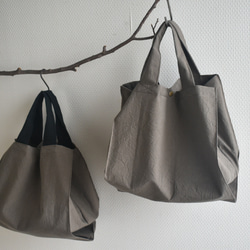 横広エコバッグ・コットン/コンビニ/お弁当/お惣菜/パン屋さん 11枚目の画像