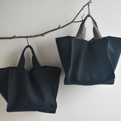 横広エコバッグ・コットン/コンビニ/お弁当/お惣菜/パン屋さん 12枚目の画像