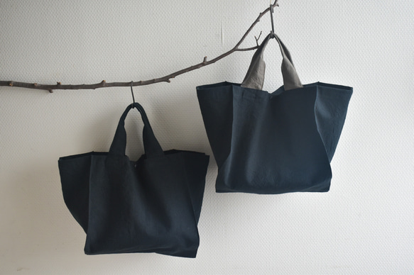 横広エコバッグ・コットン/コンビニ/お弁当/お惣菜/パン屋さん 12枚目の画像