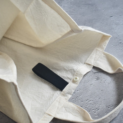 横広エコバッグ・コットン/コンビニ/お弁当/お惣菜/パン屋さん 8枚目の画像