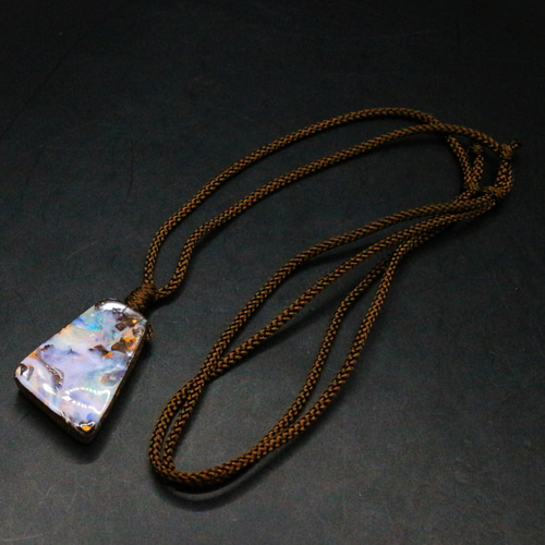 オーストラリア産 ボルダーオパール 穴あきタンブル ana_tumble219 オーストラリア産 ボルダーオパール 穴あきタンブル ana_tumble219