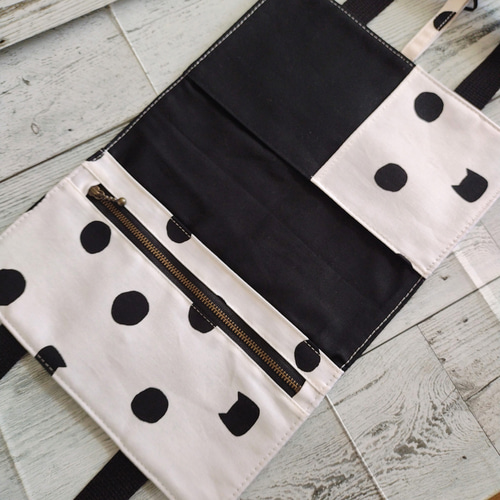 レビューブックカバー ドット ブックカバー fly_handmade 通販