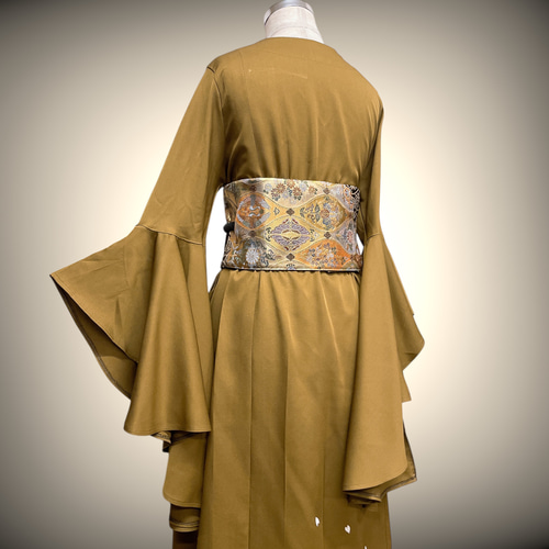 ドレープ袖 着物ガウン ドレスガウン 羽織 着物リメイク 演奏会 結婚式