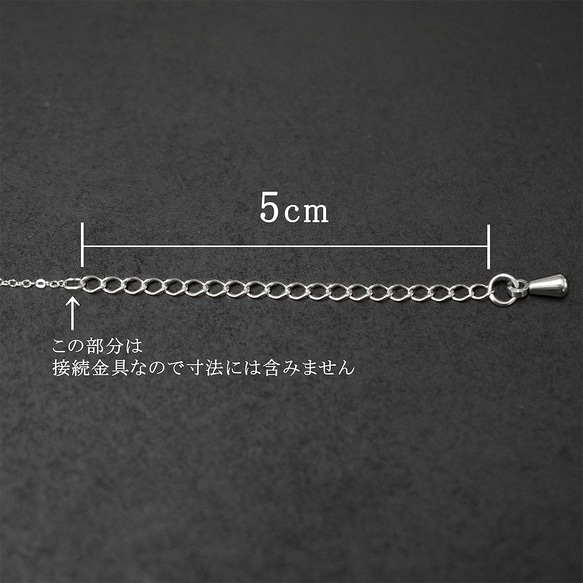 合成アレキサンドライト・ネックレス　3mm 5枚目の画像