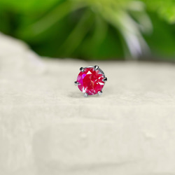 合成アレキサンドライト・ネックレス　3mm 3枚目の画像