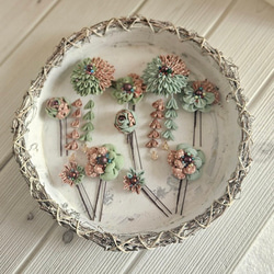 アネモネブーケ（ヘッドピース&ブトニア付き） ブーケ アネモネブーケ（ブートニア付き）B-174 ブーケ himejyon 通販