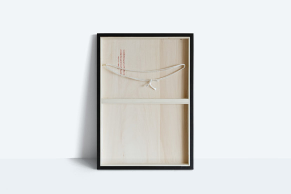 桜と飛ぶ鳥を描いた、アートパネル 3枚目の画像