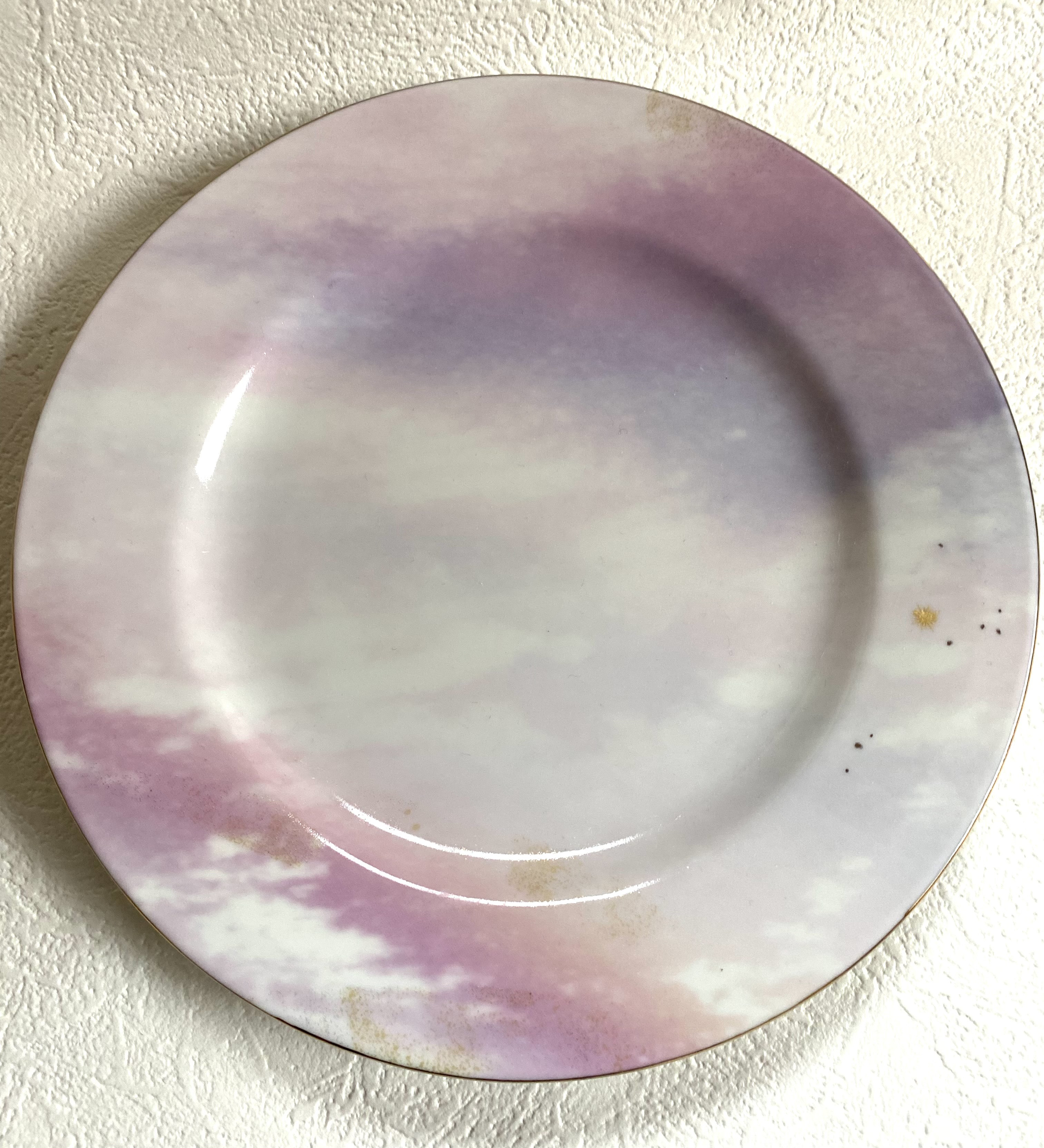 朝焼けと夕焼けのお皿ペア