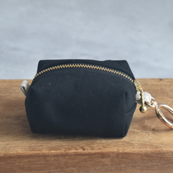 カラビナ付きミニポーチ/キーホルダーポーチ/キーケース 12枚目の画像