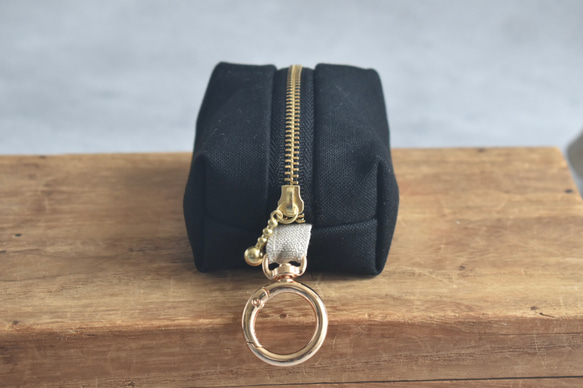 カラビナ付きミニポーチ/キーホルダーポーチ/キーケース 13枚目の画像