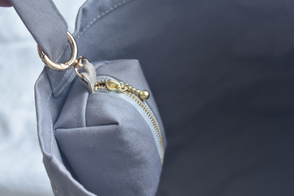 カラビナ付きミニポーチ/キーホルダーポーチ/キーケース 18枚目の画像