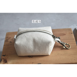 カン付きミニポーチ/キーホルダーポーチ/キーケース 11枚目の画像